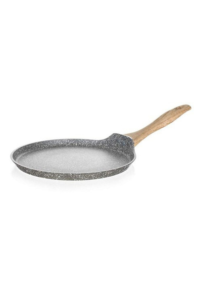 BANQUET Marble Frying Pan for Pancakes 24 cm – Wooden Handle, Induction