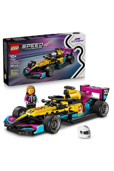 LEGO ® Speed ​​Champions - LEGO® F1 ACADEMY Състезателна кола (77258), 201 части