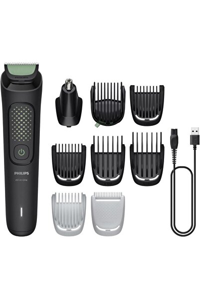 Philips Aparat de tuns PHILIPS All-in-One 9-in-1 MG3945/15 (barba, cap, corp), pana la 90 min autonomie, 11 setari de lungime 0,5-16 mm, cap-trimmer pentru nas si urechi, piepteni pentru barba, cap si corp