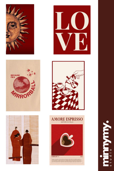 Minnymy Pinterest Amore Collection Sticker, Çıkartma, Ajanda, Günlük, Planlay...