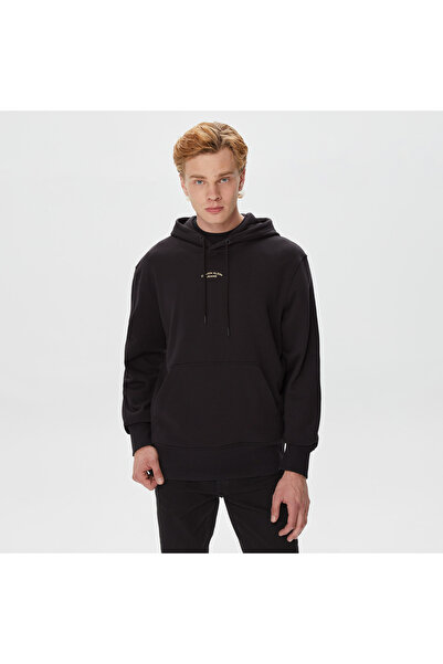 Calvin Klein Canvas Curve Graphic Siyah Erkek Sweatshirt