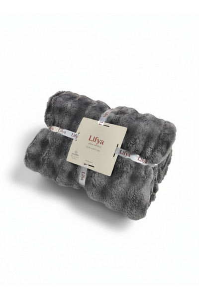 Lifya بابل وبري غطاء أريكة – فائق النعومة، أنيق وواقي - أنثراسايت/سموكي