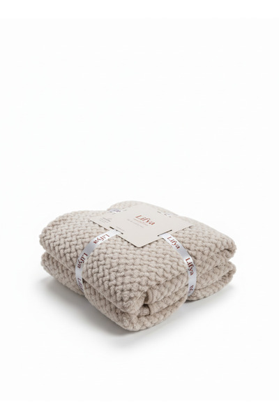 Lifya بيتيك وبري غطاء أريكة - فائق النعومة، أنيق وواقي - كريمي/حجري