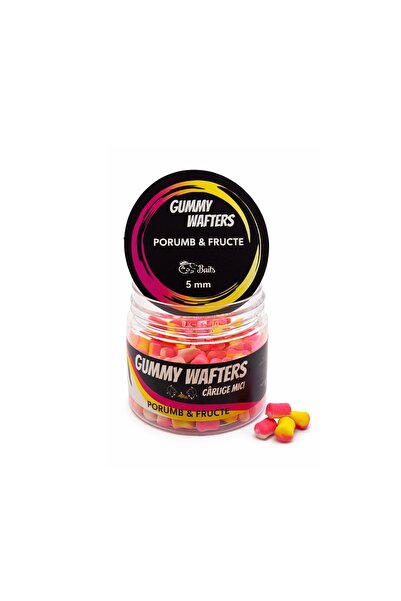 ADP Baits Gummy Wafters ADP Baits, 150 buc, Porumb & Fructe, 5mm