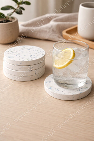 Gabmed Medikal ilaç tic. ltd. şti. Gab Terrazzo Decorative Coasters I Handmade
