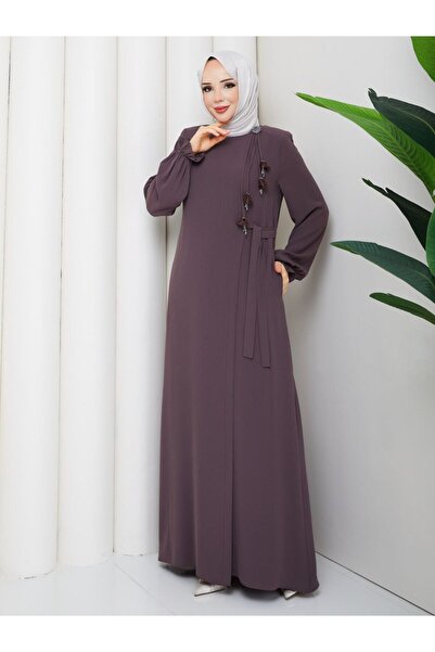 SG SARİALGİYİM New Season Alya Ferace with Side Ties and Zipper, Summer Style...