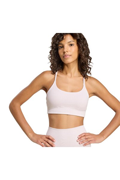 adidas Jz4960-K All Me Rib Ls Women's Bustier Pink