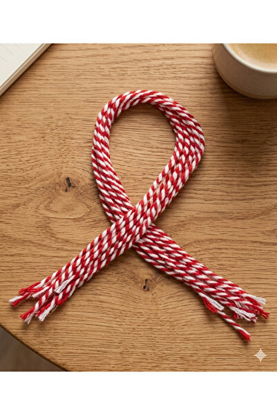 Feronnucci Kırmızı Beyaz Marteniçka Mart Bilekliği ( 1 ADET )