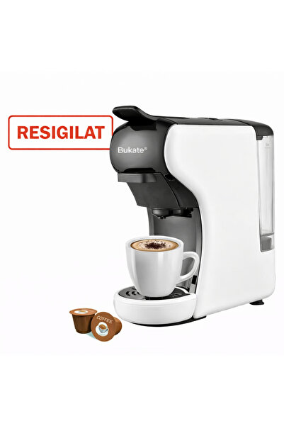 Bukate 5 in 1 Nespresso/Dolce Gusto capsules & ground coffee, 19 bars RESEALED