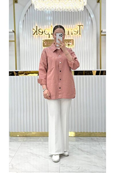 Magazin جاكيت دينيم دنيم بتفاصيل نجمة على الظهر