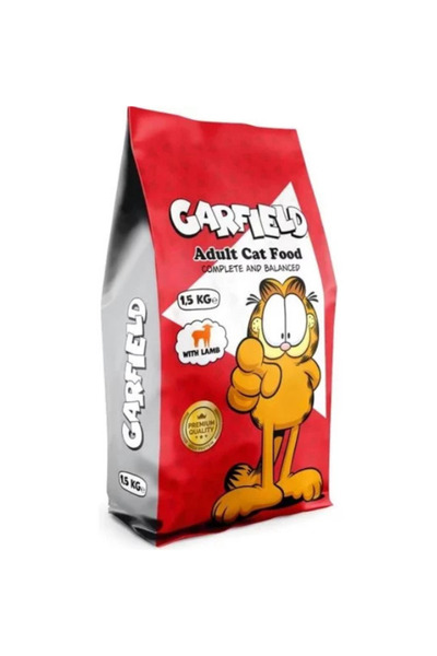 GARFIELD Kuzu Etli Yetişkin Kuru Kedi Maması 1.5 kg SKT : 04/26