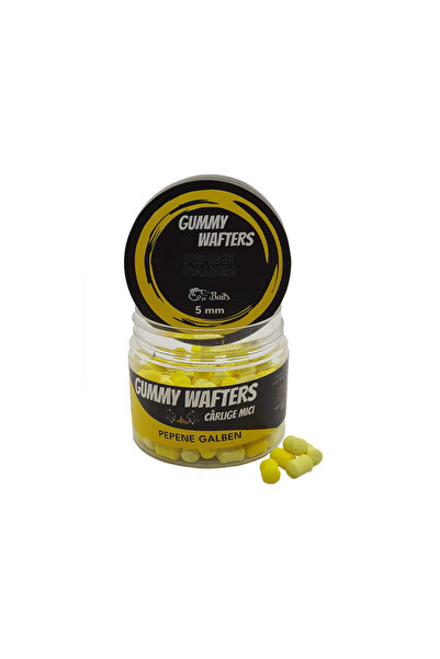 ADP Baits Gummy Wafters ADP Baits, 150 buc, Carlige Mici Pepene Galben, 5mm