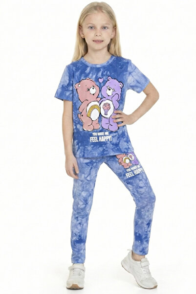 MODANINO Medvedić za devojčice Štampano Sa batik šarom Set gornjeg i donjeg d...