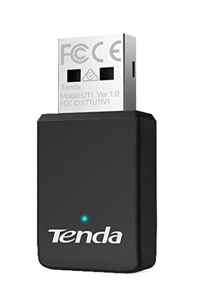 Tenda USB Wireless Adapter U11 AX900, Dual-Band 286 + 600 Mbps (Black)