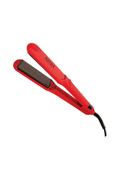 Butik أسترا L021 مكواة فرد الشعر الاحترافية باللون الأحمر