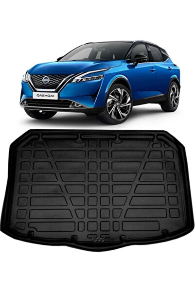 Black Gold Nissan Qashqai 2022+ Benzinli ALT Kademe 3D TPE Bagaj Havuzu - Yük...