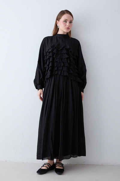 Melike Tatar Fırfırlı Etekli Takım 79-5711