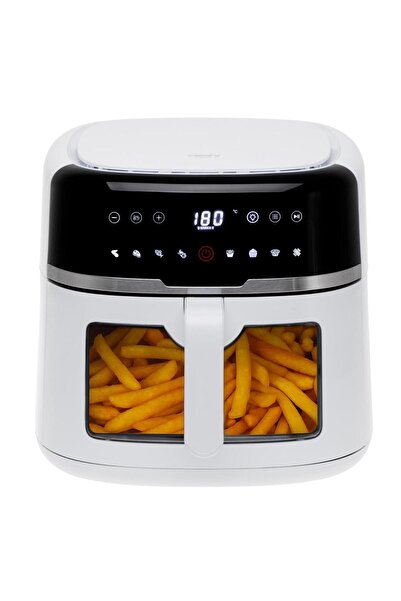 CAMRY Hot Air Fryer 8L 2500W 9 Programs Touchscreen Timer White CR 6319