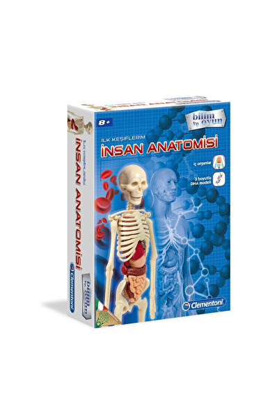 CLEMENTONI 64297 İnsan Anatomisi - Bilim ve Oyun +8 yaş