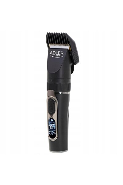 adler Professional Hair Clipper AD2837, LCD Display, 210 min, 8 Attachments, ...