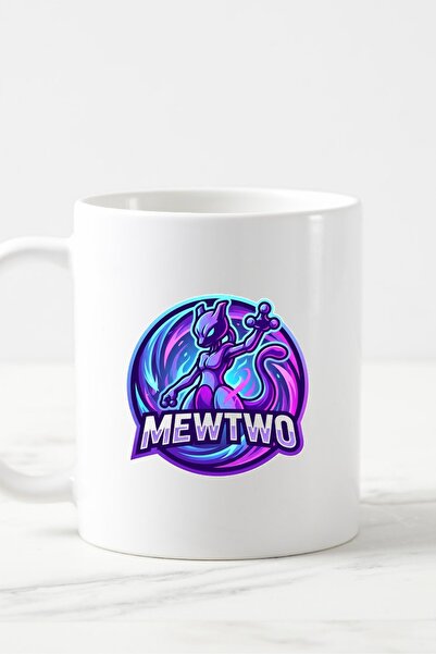 Mudi Dekor Mewtwo - Popüler Karakterler Kupa Bardak