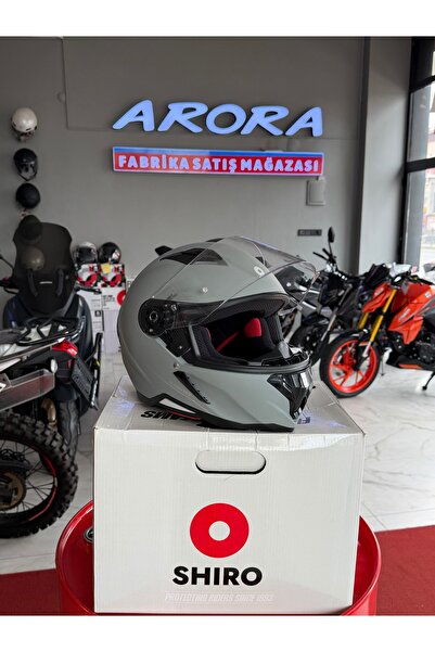 Shiro ÖZAY MOTOR SYM MOTOSİKLET KASKI (L-M) beden