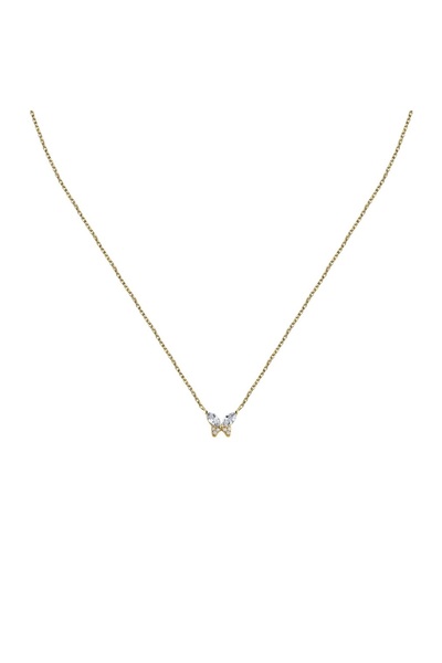 LA PETITE STORY Emily in Paris Necklace, 925 Silver, Gold, length 45cm, LPS10...