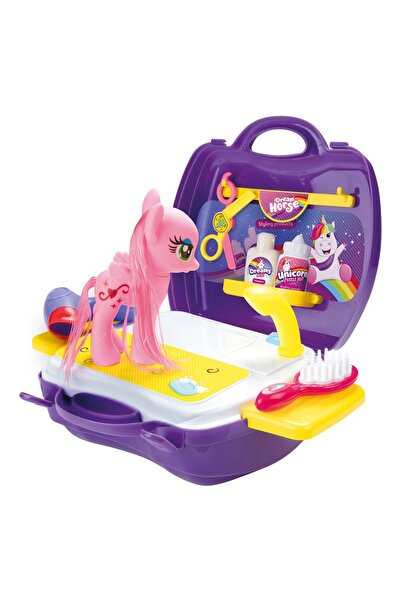 Toi-Toys Dream Horse Salonwith accessories and bag24cm