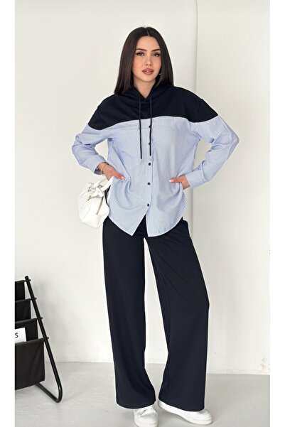 Noa&Noa Sa kapuljačom Komplet košulja i pantalona