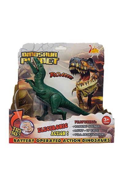 Avaleea Jucărie interactivă dinozaur cu lumini și sunete Velociraptor 22 cm