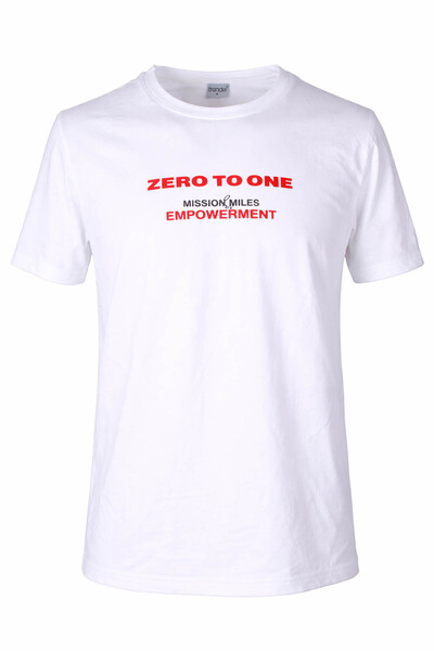 trender 26Ydt1000024 Men's T-Shirt Zero to One O Neck