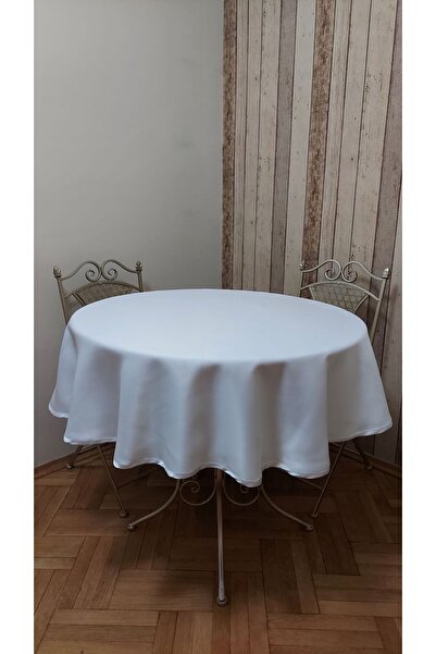 gonk Lüks Fonluk Kumaştan Mamul,dertsiz,fiskos,yemek Masası Örtüsü .çap 150 Cm.