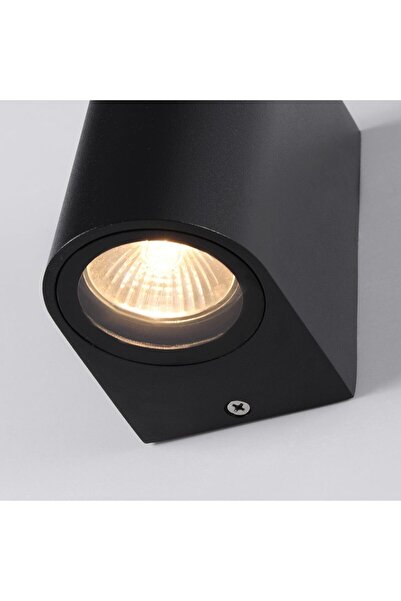 Luxera Lighting OUTDOOR WALL LIGHT BLACK IP44 MAX 5Wx2xGU10 147x90x70mm