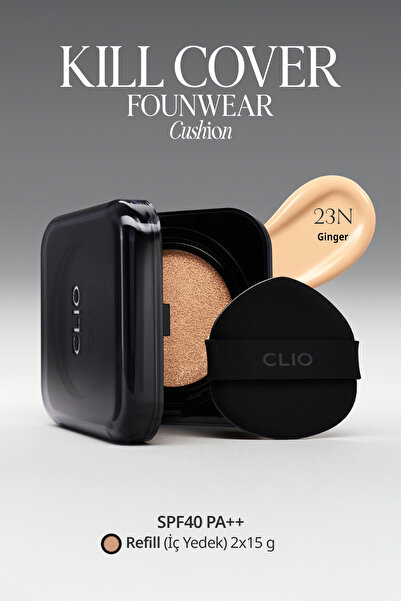 CLIO CICA İçerikli, Yüksek Kapatıcı Yarı Mat Kill Cover Founwear Cushion Set ...