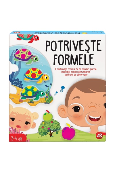 CLEMENTONI Joc educativ As Games - Potriveste formele