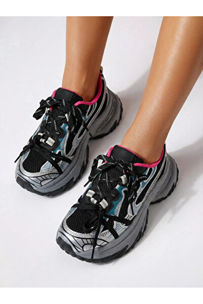 Zaira Women's grey eco- Leather sneakers Anne #24526 - 40