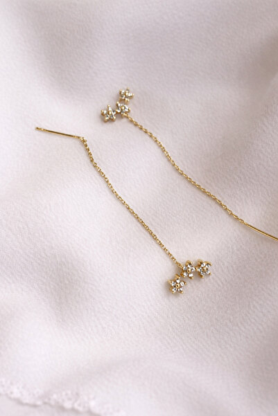 Inovius Cercei Eleganti, Cupru Placat cu Aur - LMG34