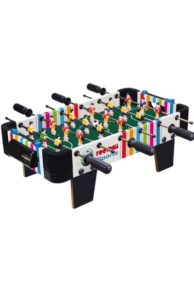 Avaleea Masa de fotbal cu teren si 18 jucatori , 6 manere, cu Tablou Scor, di...