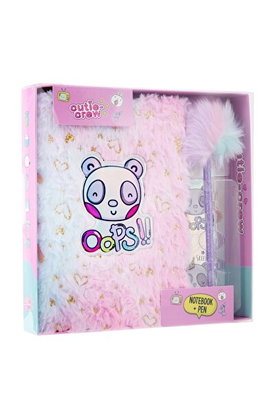 Create It Plush agenda with pen and stickersCrew box15 x 21.5 cm