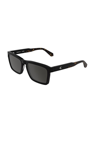 Calvin Klein Jeans CKJ 25617S 001 56 Unisex Dikdörtgen Siyah Kemik Güneş Gözlüğü