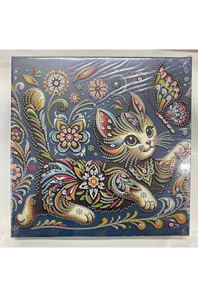 EleganTShoP Tuval 5D Yapışan Boncuk Mozaik Tablo 25*25 cm YY102