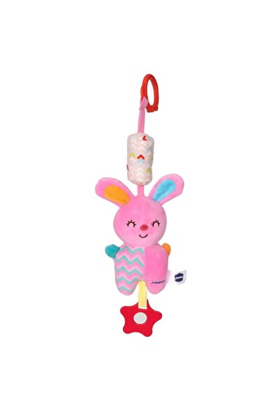 Noriel Minibo Baby ToyBunny Teething RattlePink