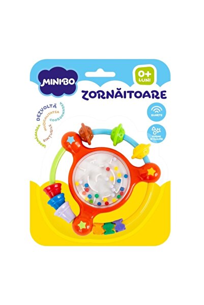 Noriel Minibo Jucărie pentru bebeluși Zornăitoare cu inel de dentiție Multico...