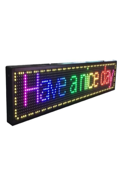 AT Performance Illuminated Advertising 100 x 40 cm, RGB LED, 120° Viewing, Te...