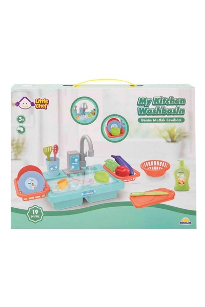 Noriel Set de joaca, Little Chef, Chiuveta mea de bucatarie, Albastru