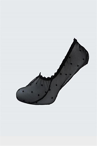 OBJE Women's Polka Dot Tulle Suba Socks