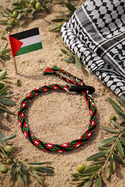 Günebakan Kumihimo Rope Bracelet - Gaza