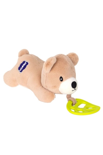 Noriel Jucarie bebelusi Minibo Ursulet, Urs de plus cu accesoriu dentitie