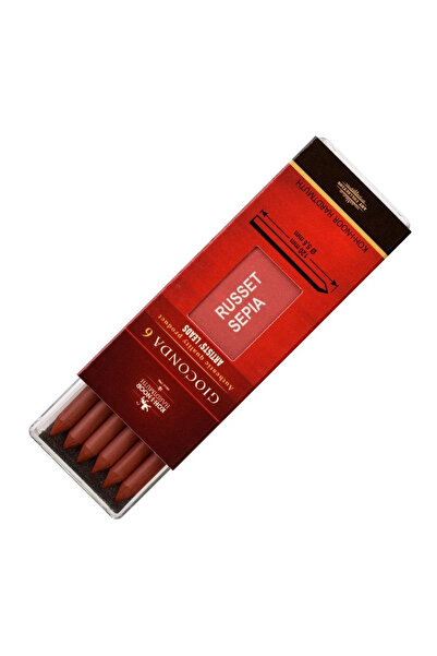 Koh-i Noor Gioconda 4373 Portmin Kalem Ucu 5.6mm 6lı Kızıl Sepia