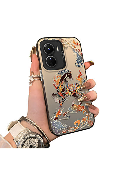 ucuc حافظة حماية للعدسات من السيليكون الصلب أكريليك متوافقة مع هاتف Vivo Y56 ...